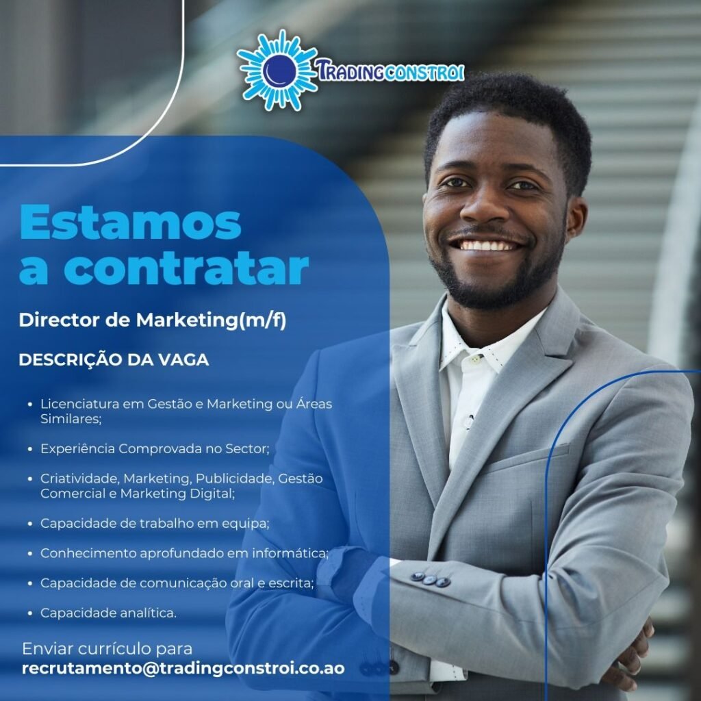 Recrutamento – Diretor de Marketing (m/f) Diretor de Marketing