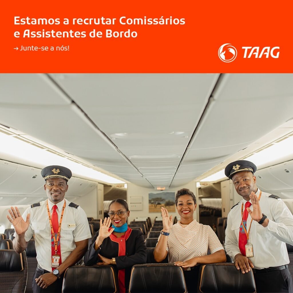 Estão Abertas as Candidaturas Para Comissários e Assistentes de Bordo! Comissários e Assistentes de Bordo