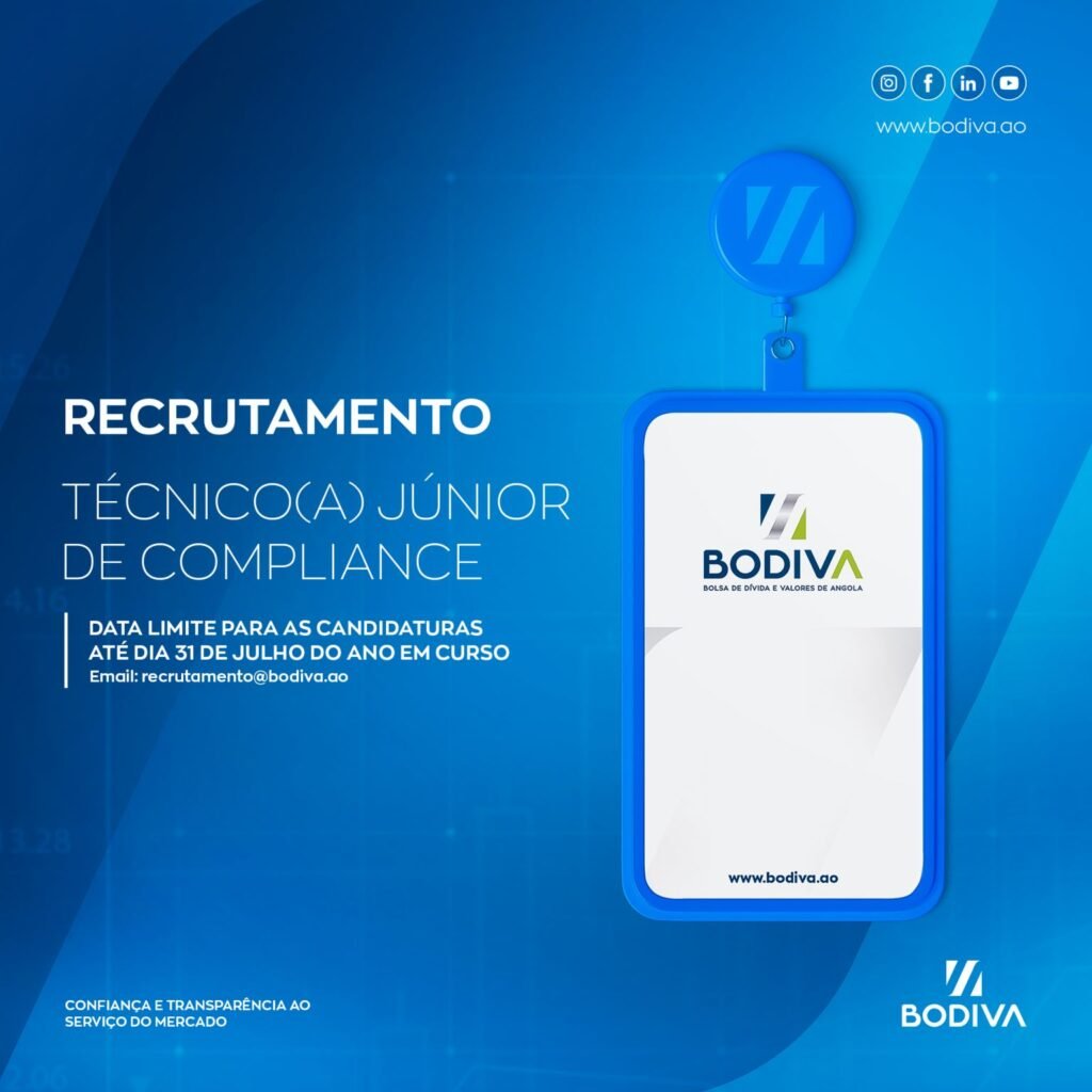 RECRUTAMENTO – TÉCNICO(A) JÚNIOR DE COMPLIANCE